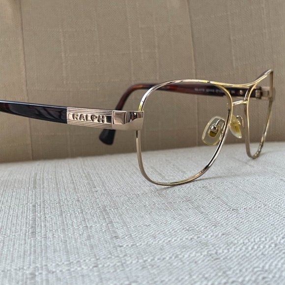 Ralph Lauren Frame Gold/Brown Tone RA4119 Unisex Glasses 57[]16 135